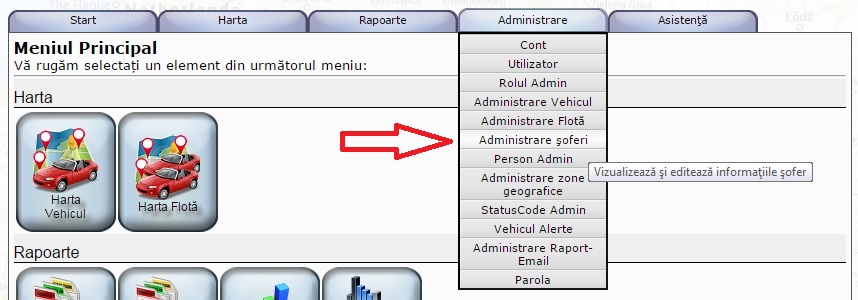 introducere ID soferi